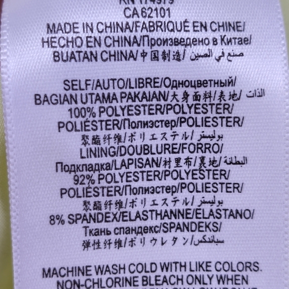 BCBG Max Azria Women's Sleeveless Asymmetrical V-Neck Mini Dress-  2 - Picture 7 of 8